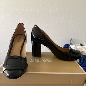 Michael Kors Black Patent Heels